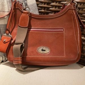 Dooney & Bourke Brown Leather Cross Body